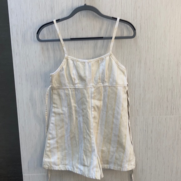 LAST CHANCE ⚡️ UO White + Yellow Stripe Romper BDG - Picture 6 of 9